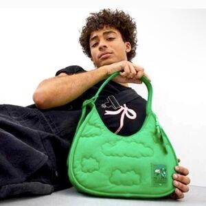 Green Designer Men's Bag